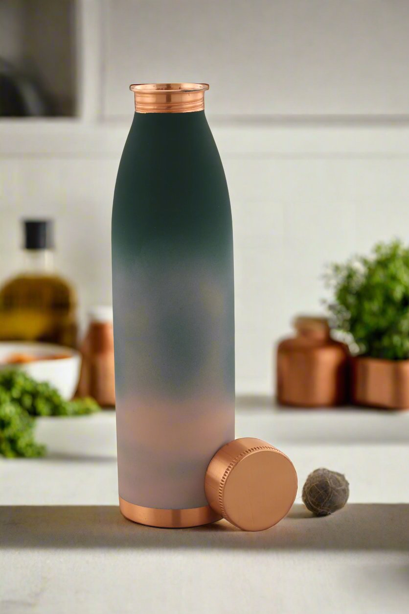 Dr. Taamba Bottle - Green and Beige Gradient