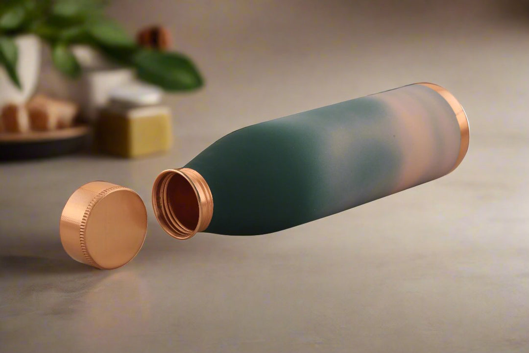 Dr. Taamba Bottle - Green and Beige Gradient