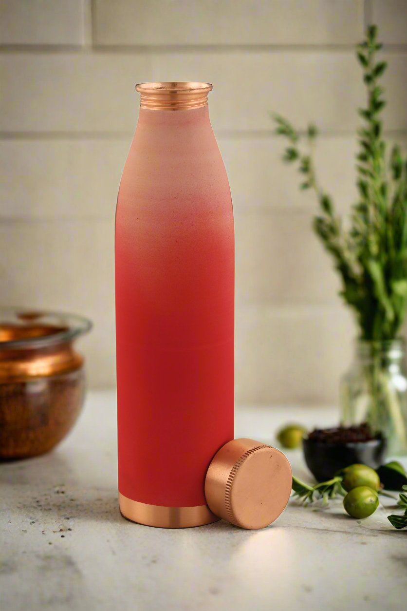 Dr. Taamba Bottle - White and Red Gradient (Pinkish)