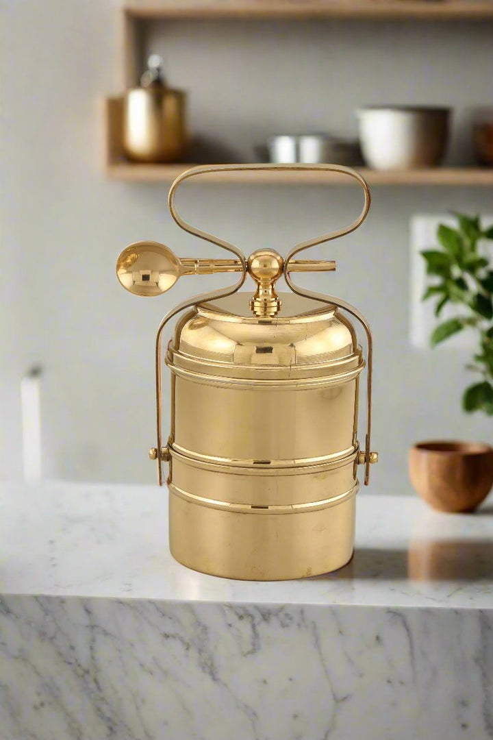 Brass Lunch Box (2 Box)