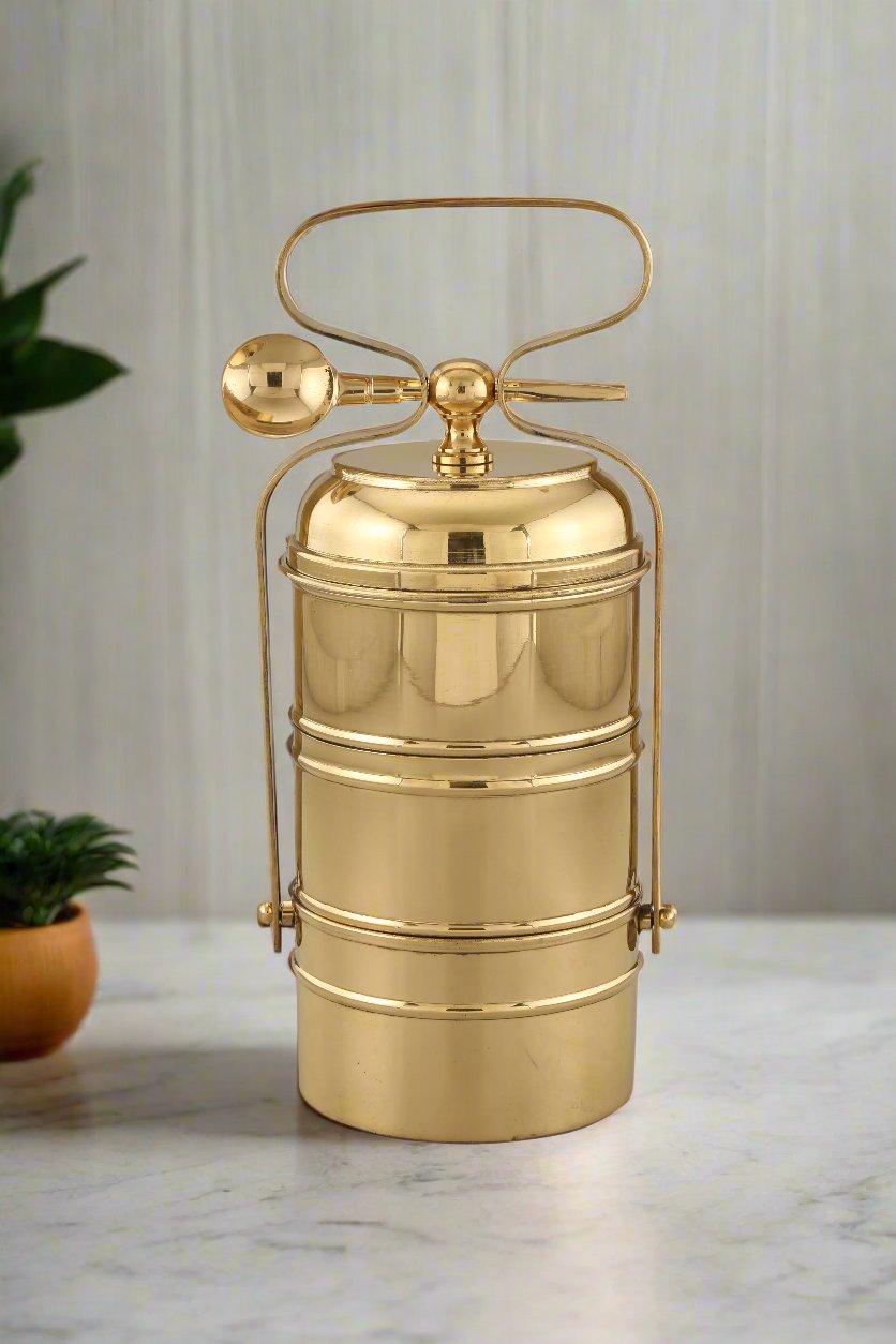 Brass Lunch Box (3 Box)