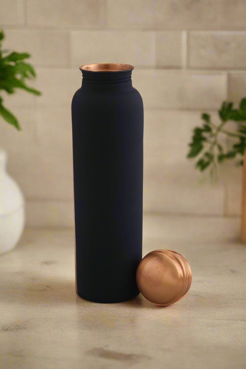 Velvet Touch Finish Bottle Blue