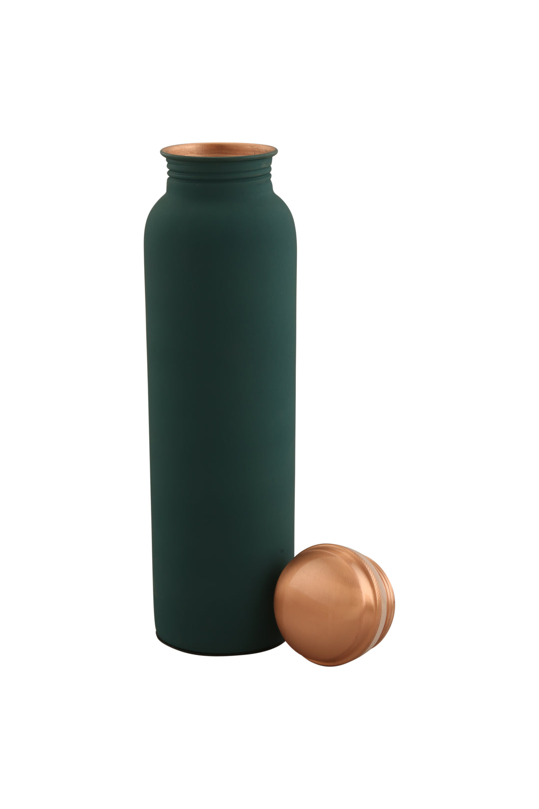 Velvet Touch Finish Bottle Teal Green