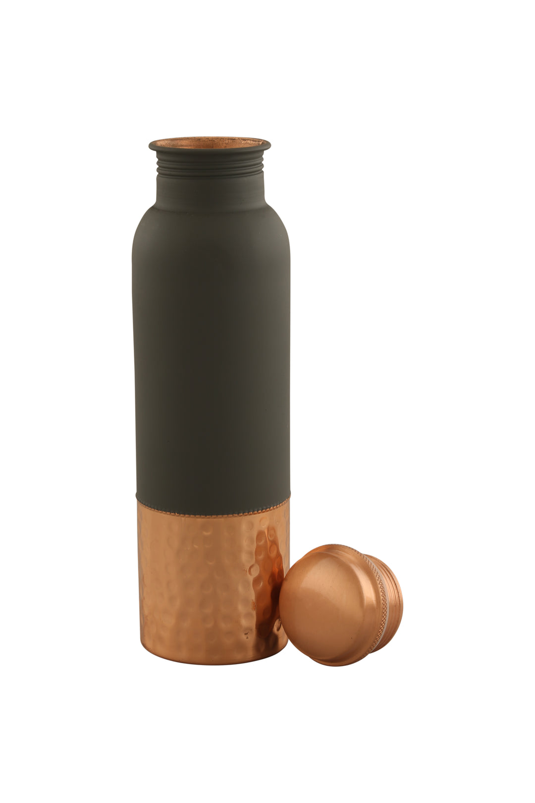 Velvet Touch Half Hammered Copper Bottle