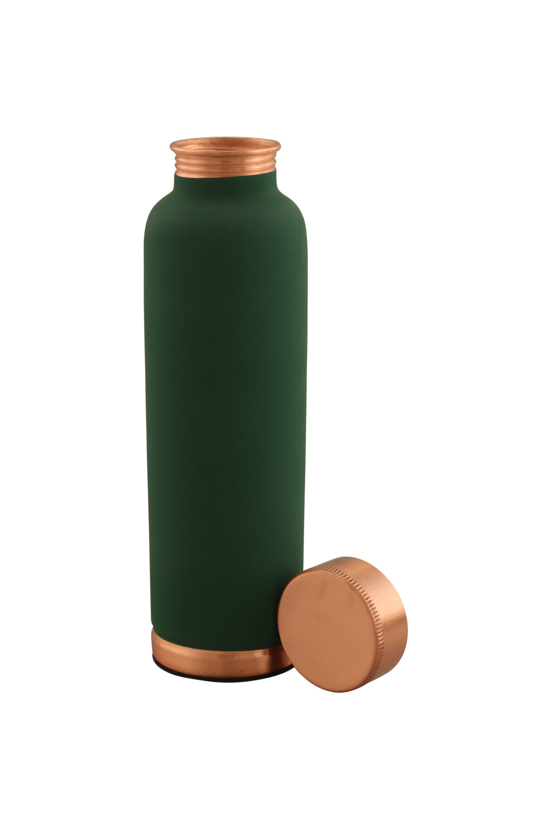 Vital Velvet Touch Finish Copper Bottle - Green